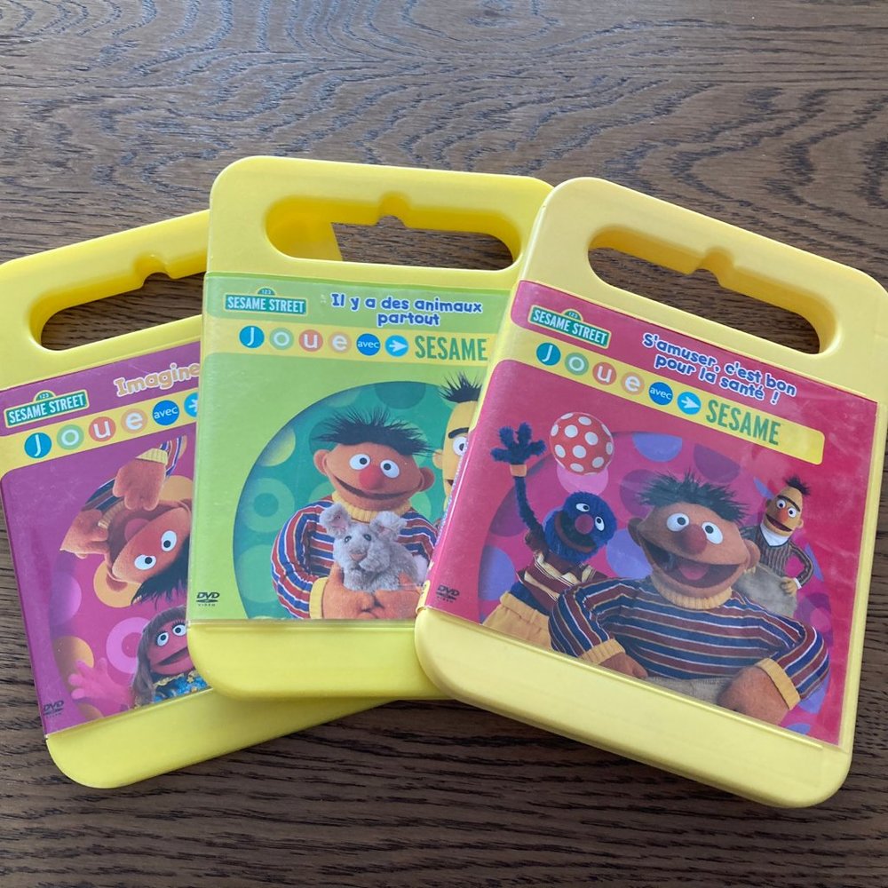 DVD Bundle Sesame Street Joue avec Sesame